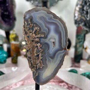 Polished Agate on Stand 🌊🩵🌊 PAS4